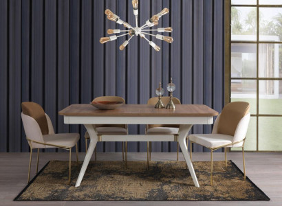 Komplett Set Esstisch 4x Stühle Esszimmer Set Ess Gruppe Holz 5tlg